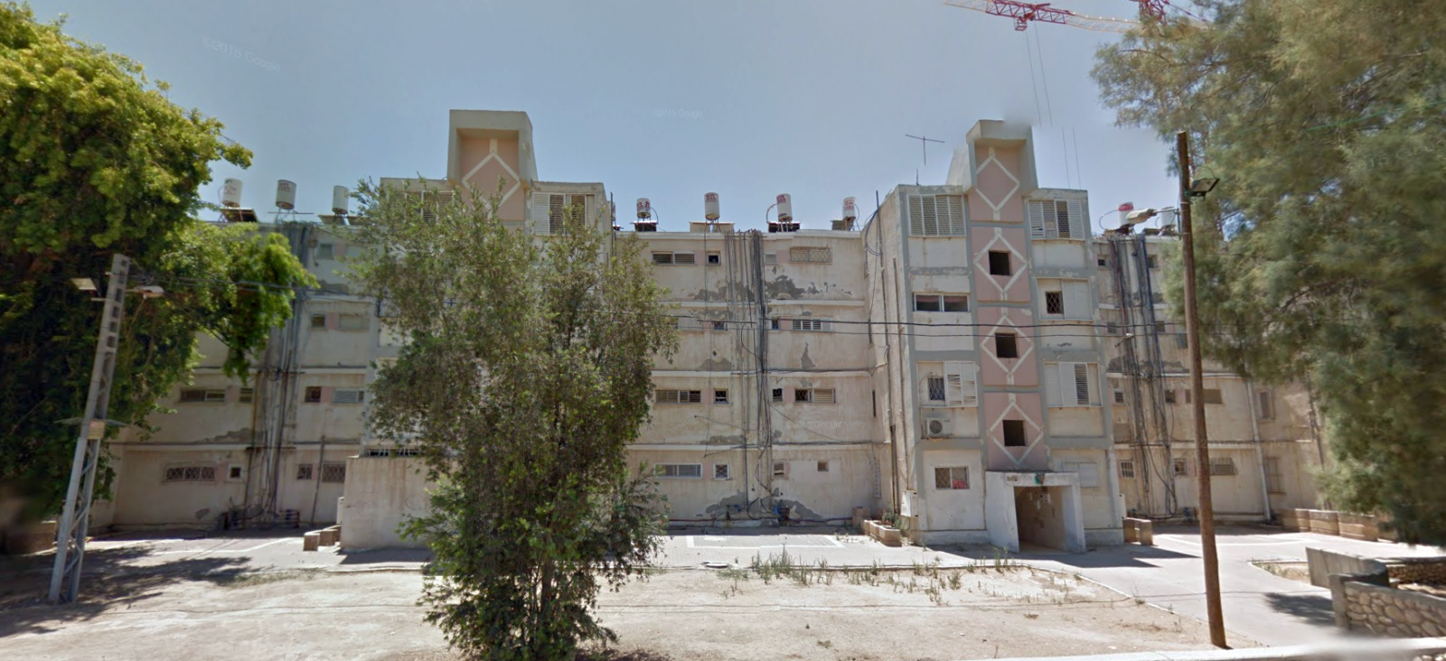 שכונה ותיקה בבאר שבע: הנדל''ן הזול הפך את הדירות טרף למשקיעים (צילום: גוגל מפות)